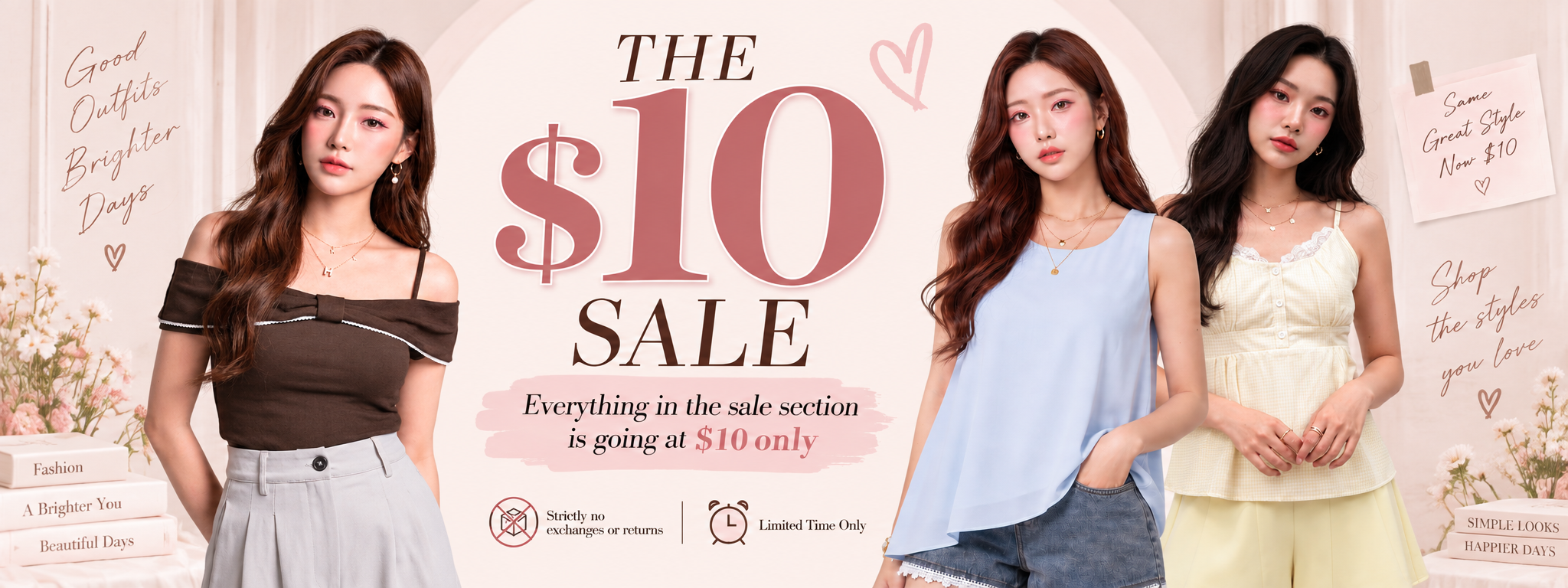 THE $10 SALE