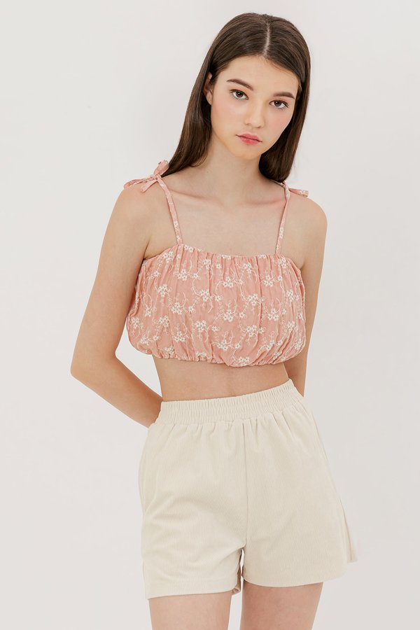 Codie Top Pink Embroidery