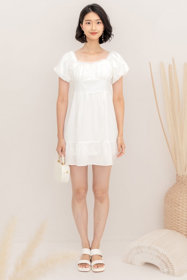 Sorra Dress White