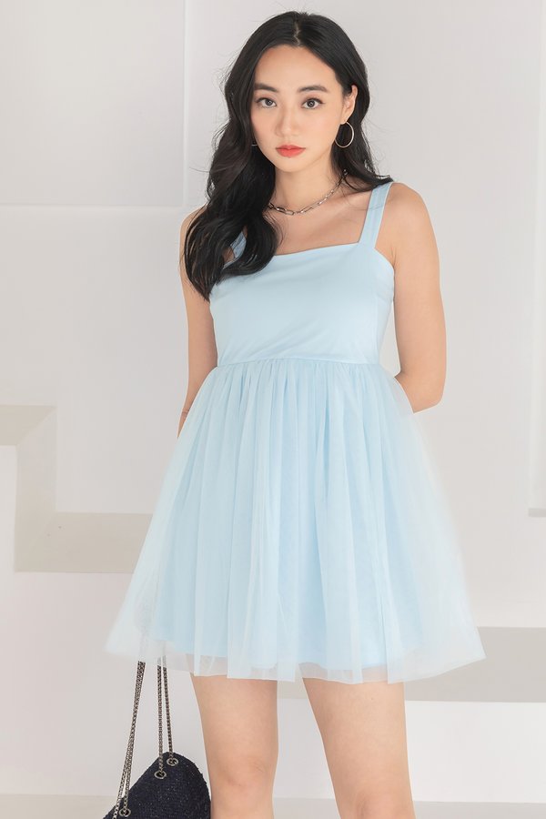 Nite Tulle Dress Pastel Blue